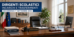 Scopri di più sull'articolo DIRIGENTI SCOLASTICI – PUBBLICATI GLI INCARICHI E I TRASFERIMENTI CON DECORRENZA 1° SETTEMBRE 2026