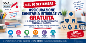 Scopri di più sull'articolo ASSICURAZIONE SANITARIA INTEGRATIVA: DAL 10 SETTEMBRE 2026 ADESIONI APERTE PER DOCENTI, ATA E DIRIGENTI SCOLASTICI