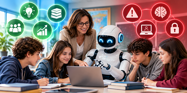 Al momento stai visualizzando IO, INTELLIGENZA ARTIFICIALE, ENTRO A SCUOLA: POSSO AIUTARVI A IMPARARE, MA ANCHE A RIPENSARE IL FUTURO